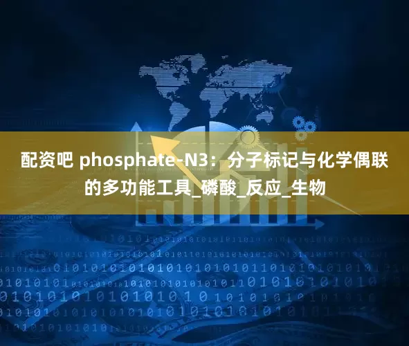 配资吧 phosphate-N3：分子标记与化学偶联的多功能工具_磷酸_反应_生物